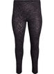 Viskose Leggings mit Druck, Schwarz, Packshot image number 0
