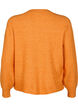 Rippenstrick Strickjacke mit Knöpfen, Orange, Packshot image number 1