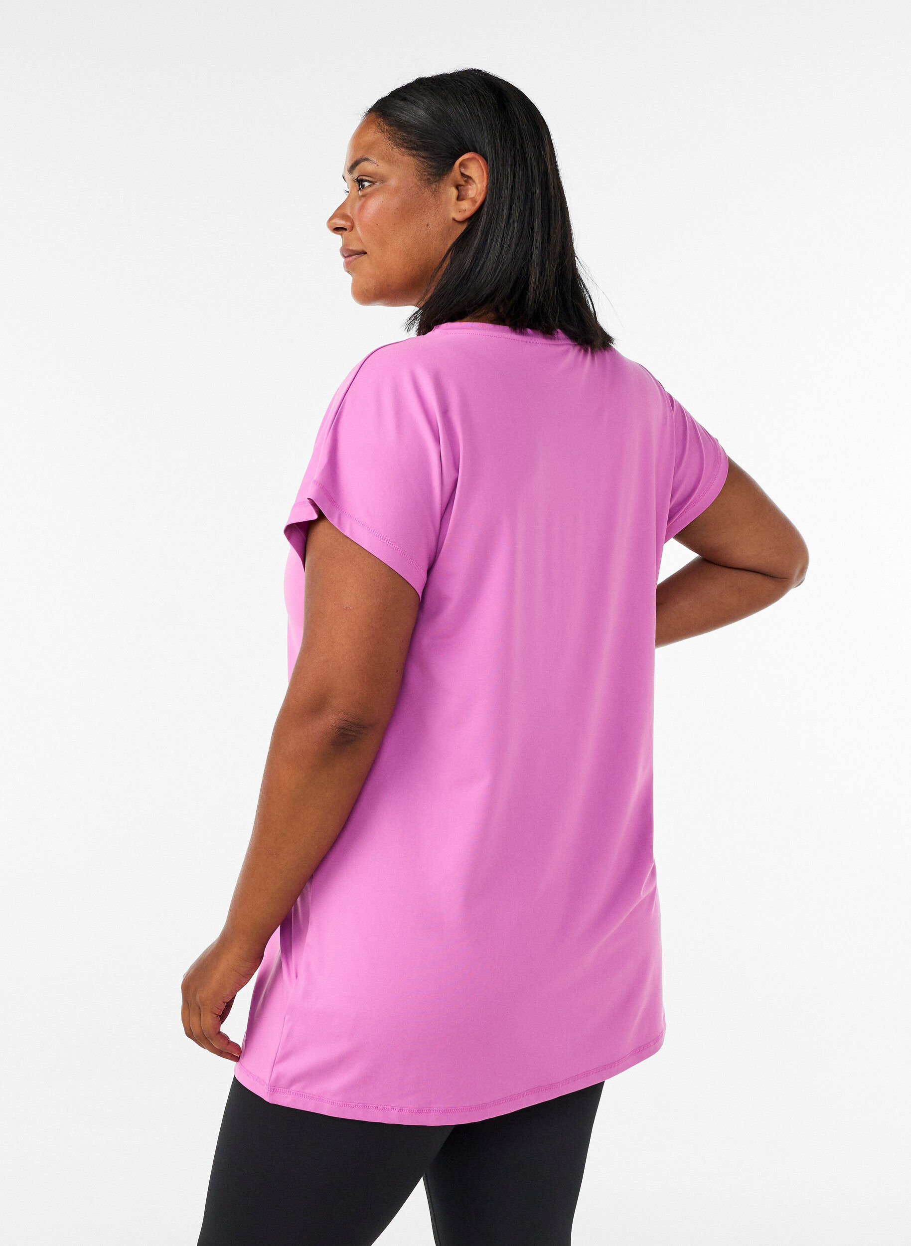 ZizziLanges Trainingsshirt, Pink, Model image number 2