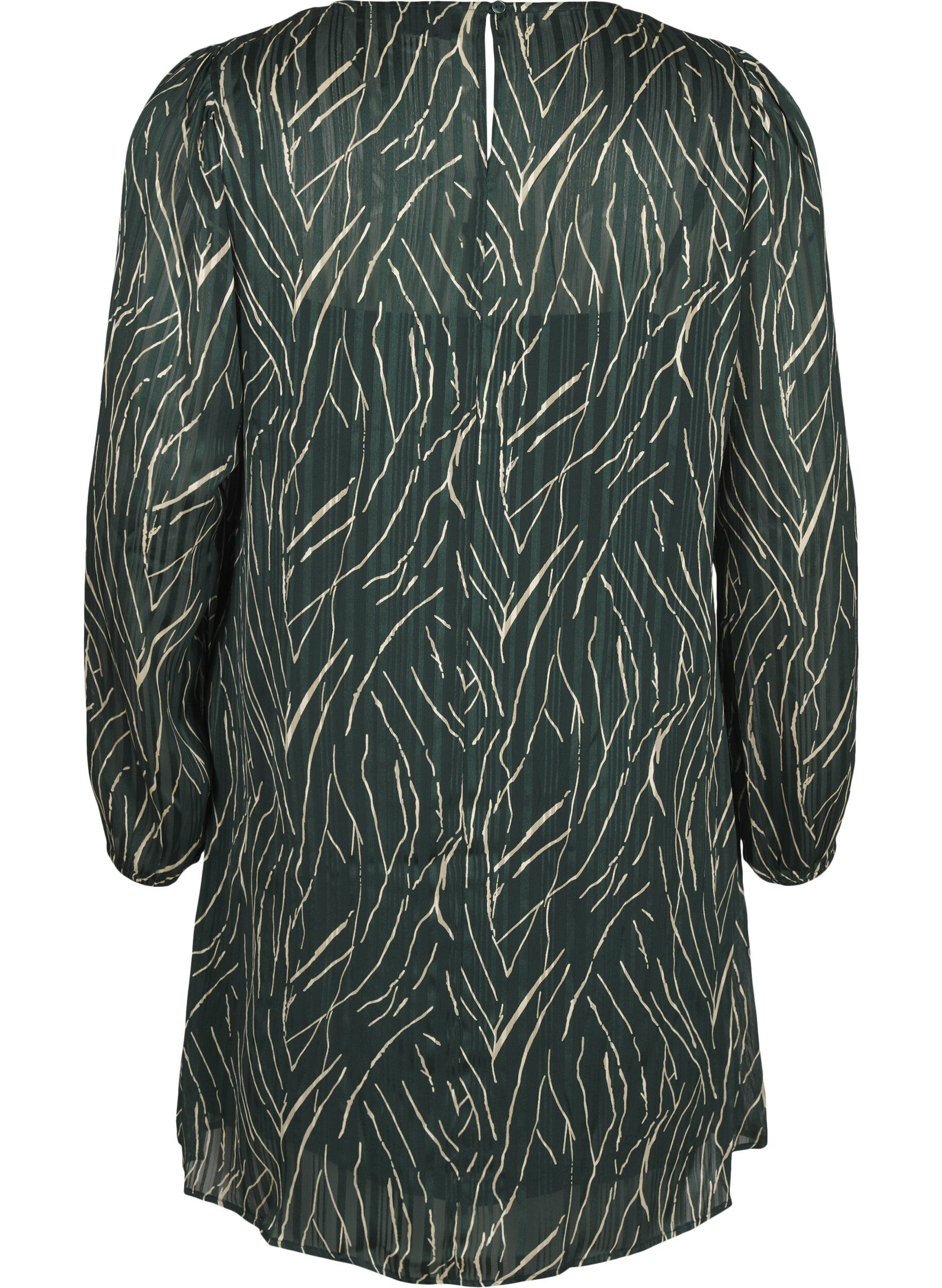 ZizziKurzkleid mit Print und Rundhalsausschnitt, Scarab Safari AOP, Packshot image number 1