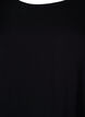 Kleid aus Viskose mit Schnittlinie, Schwarz, Packshot image number 2