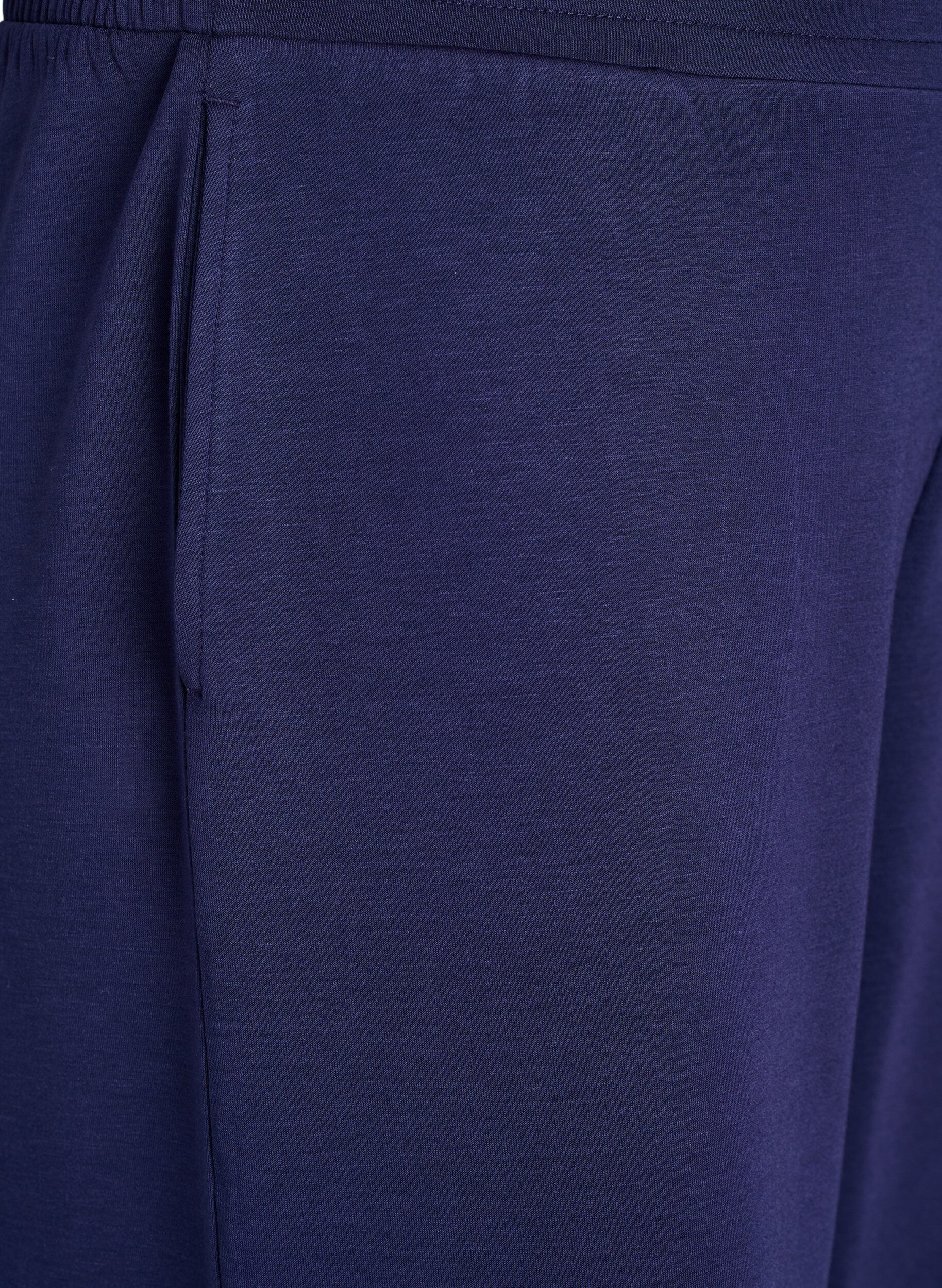 Zizzi7/8-Hose aus Modalmix mit Taschen, Blau, Packshot image number 2