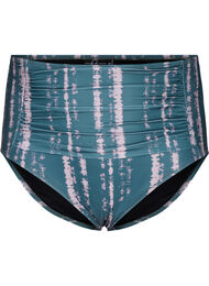 Extra hoch taillierte Bikini-Hose mit Print, Tie Dye AOP, Packshot