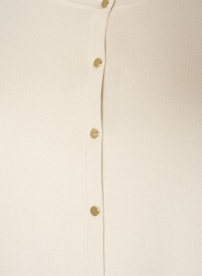 Strickweste mit Spitzenbesatz, Vanille, Packshot image number 2