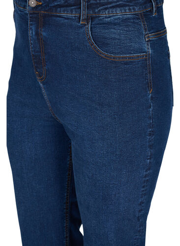 Megan-Jeans in normaler Passform mit extra hoher Taille, Blue denim, Packshot image number 2