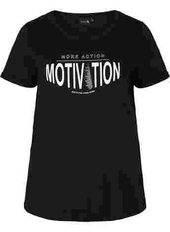 Trainings-T-Shirt mit Print