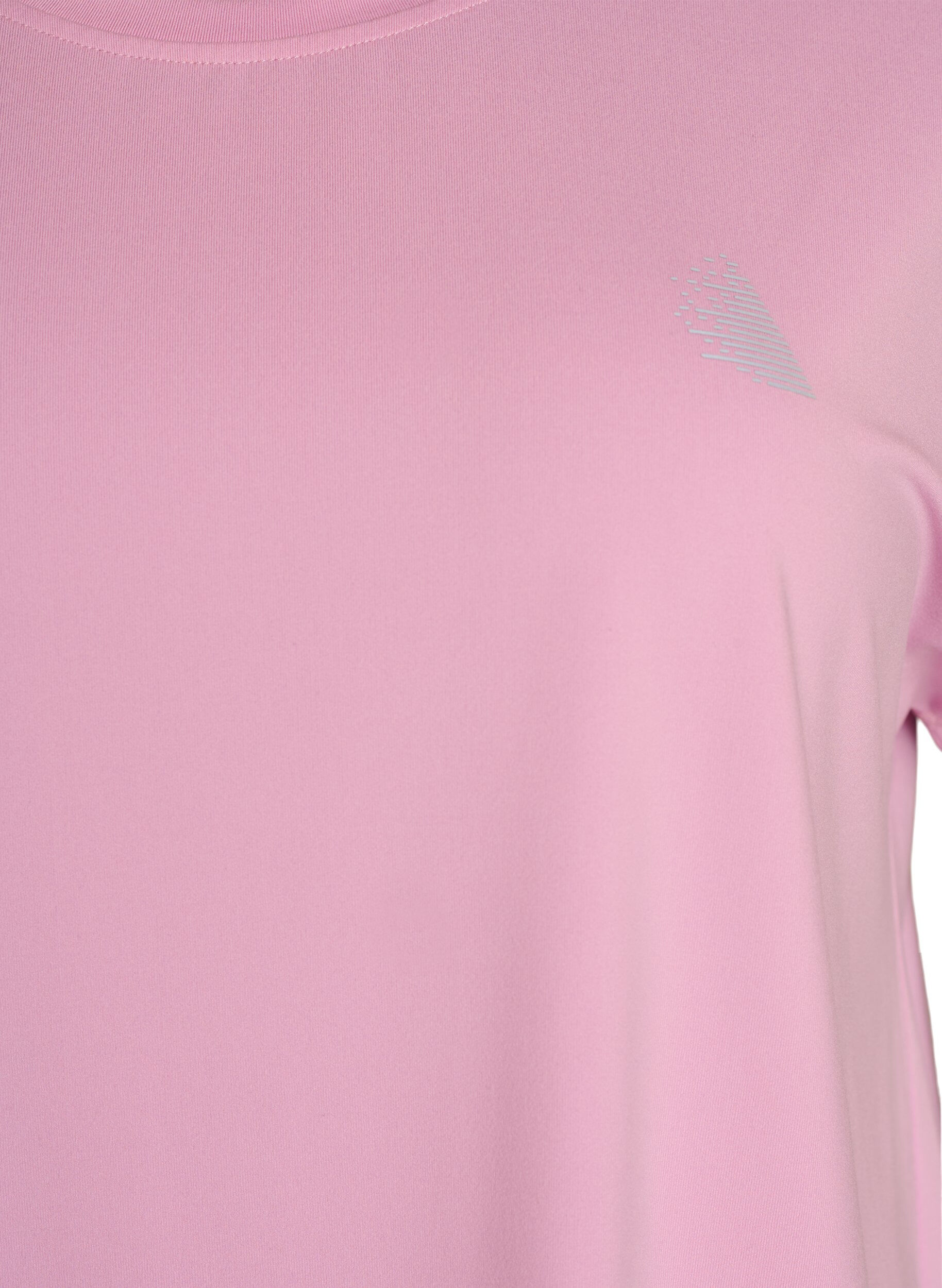 ZizziEinfarbiges Trainings-T-Shirt, Pink, Packshot image number 2