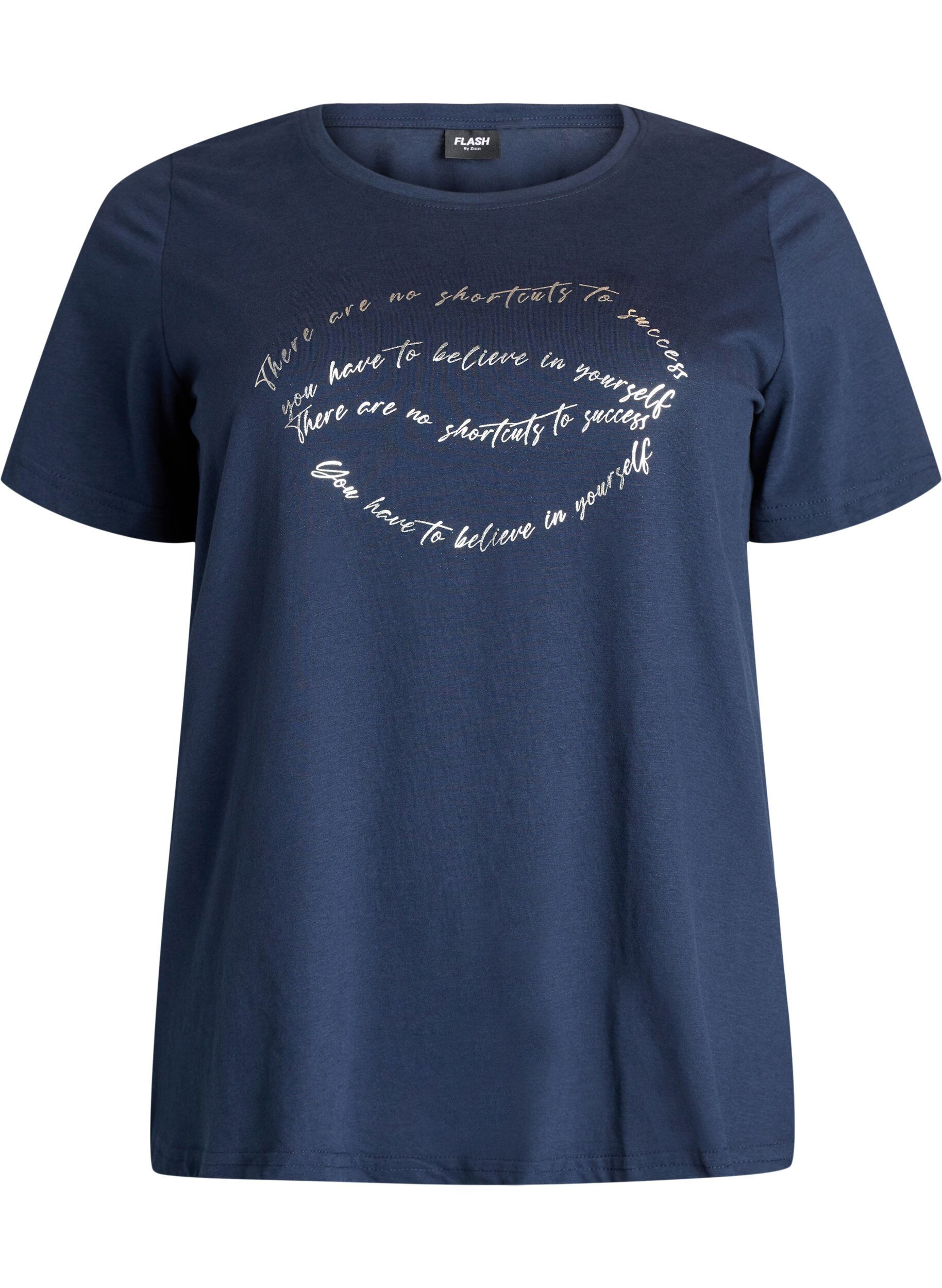 ZizziT-Shirt mit Print, Blau, Packshot image number 0