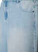 Hoch taillierte Shorts aus Denim, Blau, Packshot image number 2