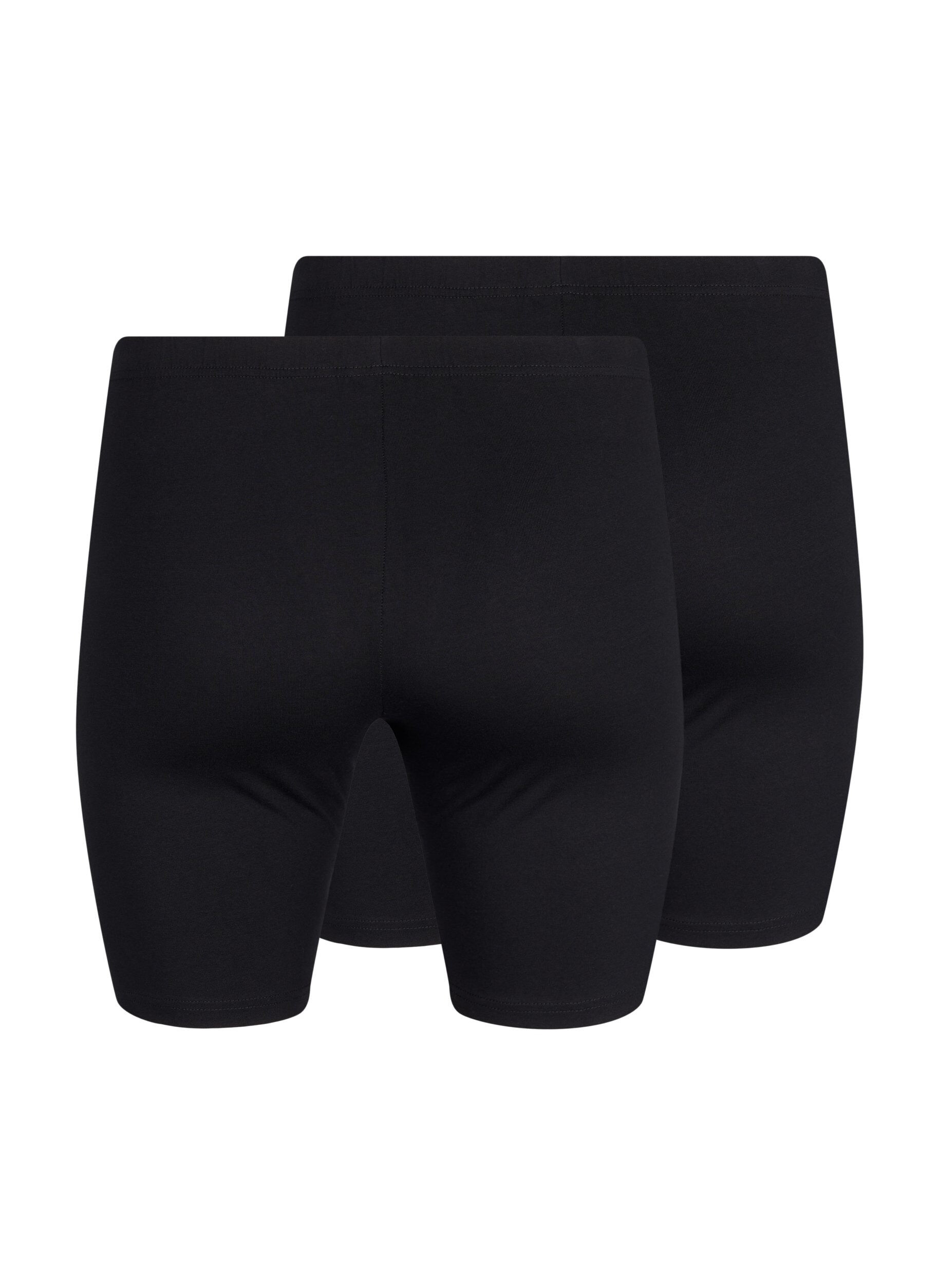 Zizzi2er-Pack Leggings-Shorts, Schwarz, Packshot image number 1