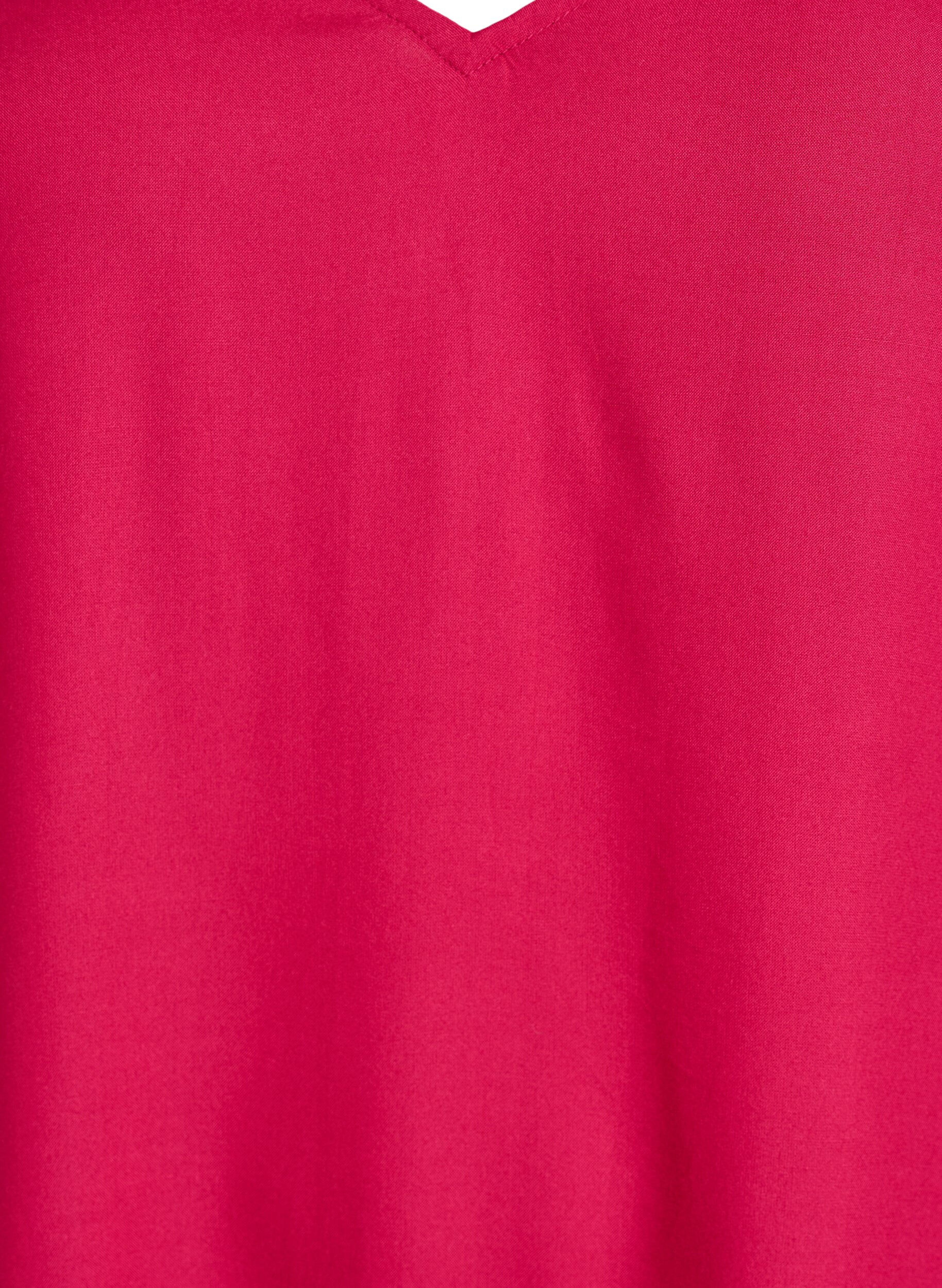 ZizziStrandkleid aus Viskose mit Schulterdetail, Pink, Packshot image number 2