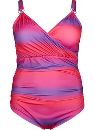 Bedruckter Badeanzug mit weicher Wattierung, Pink Comb, Packshot