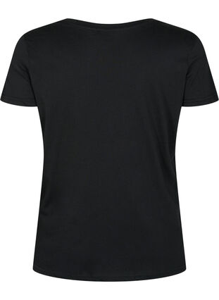 Trainings-T-Shirt mit Print, Black w. Drop It, Packshot image number 1
