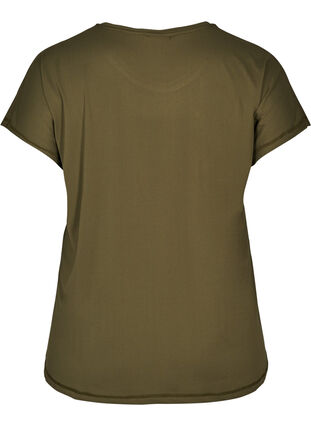 Einfarbiges Trainings-T-Shirt, Ivy Green, Packshot image number 1