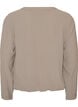 Bluse in Ballon-Silhouette mit V-Ausschnitt, Beige, Packshot image number 1