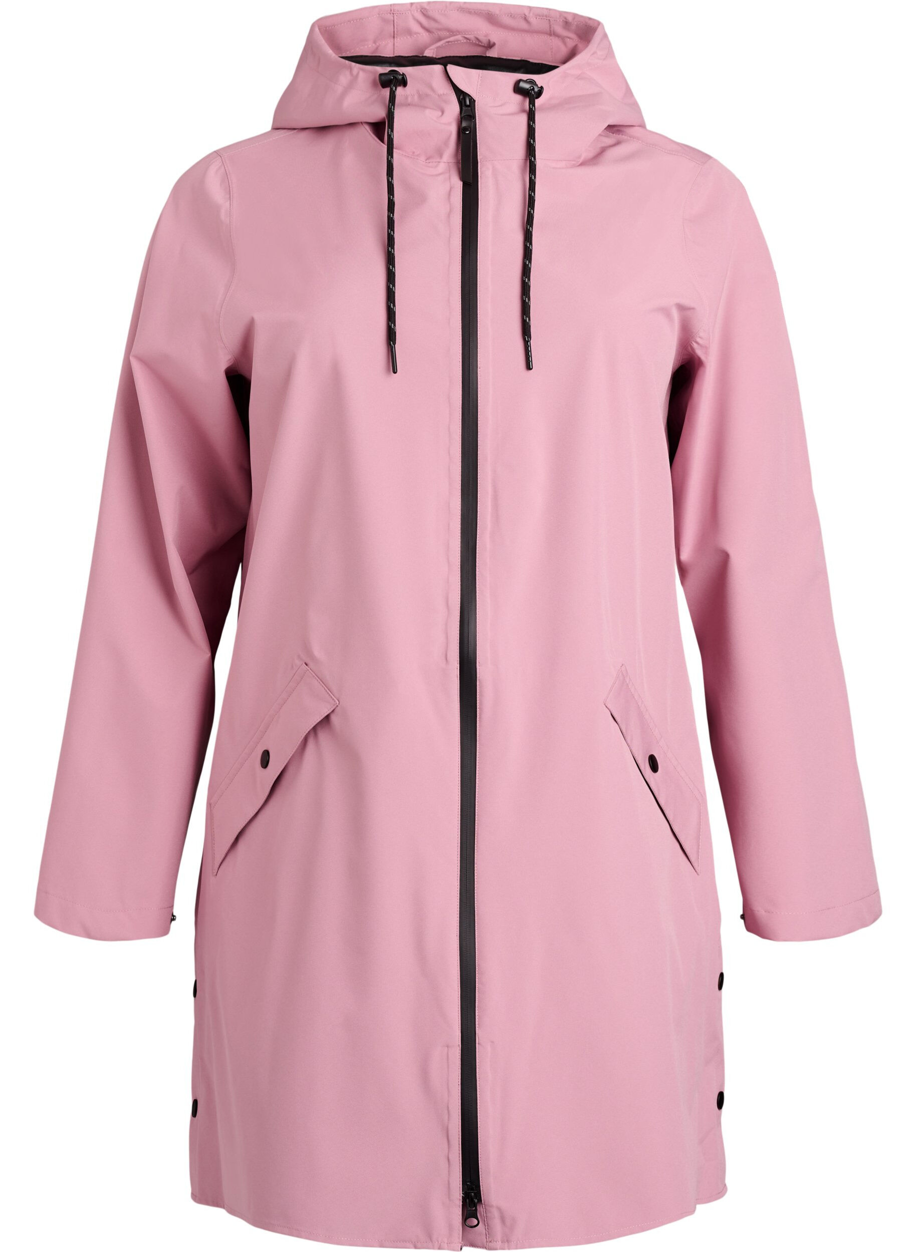 Regenjacke mit Taschen und Kapuze