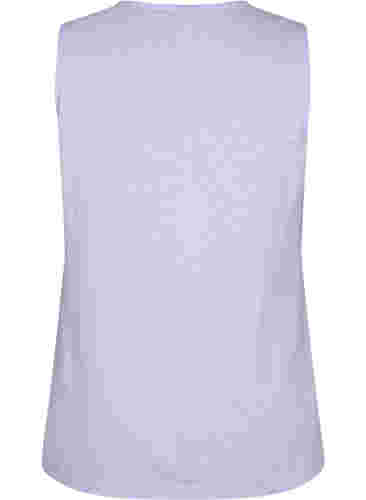 Ärmelloses Top aus Baumwolle, Lavender, Packshot image number 1