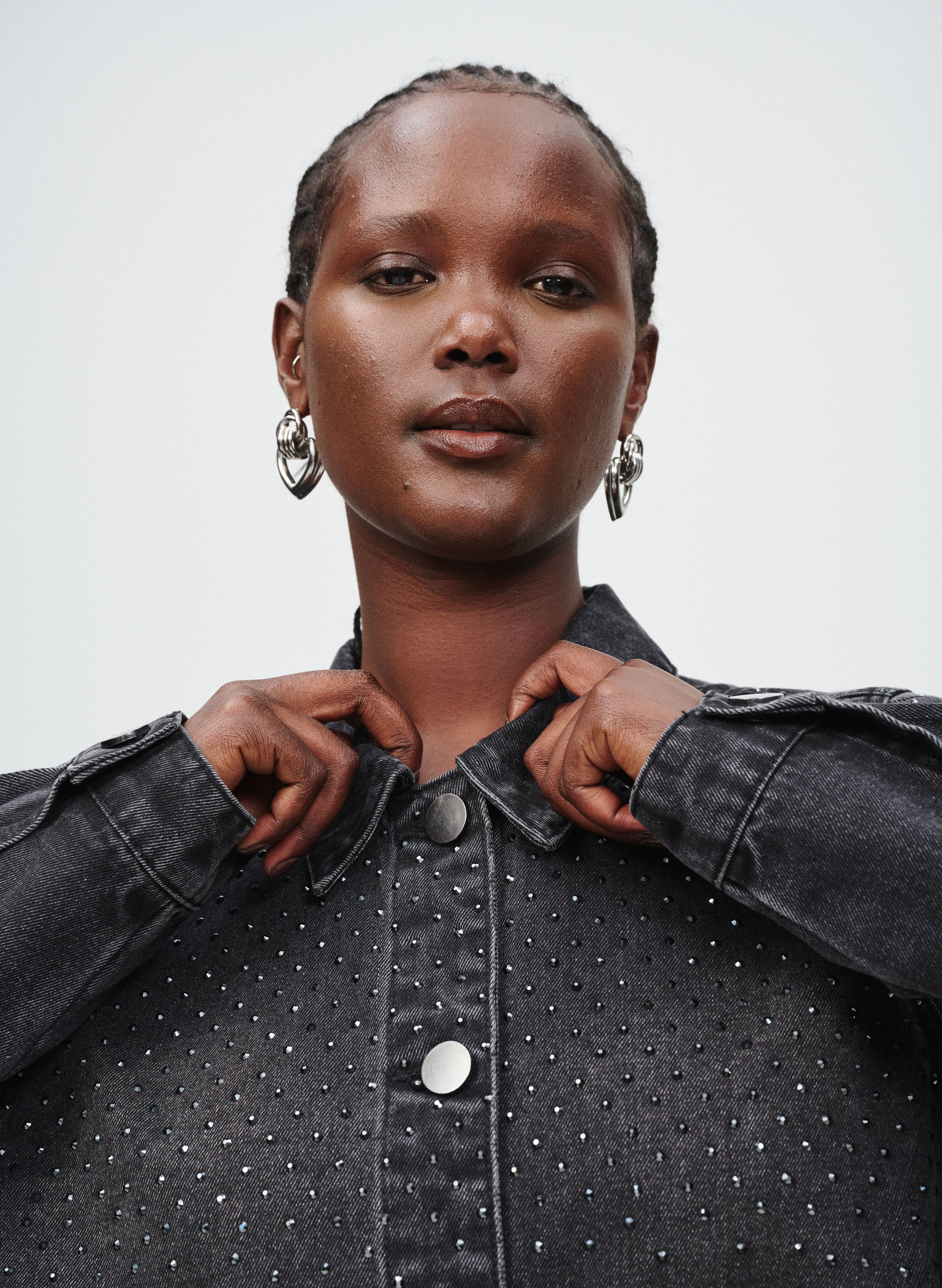 ZizziDenim mit Steindetails, , Model