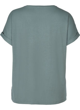 T-Shirt mit Rundhals, Balsam Green, Packshot image number 1
