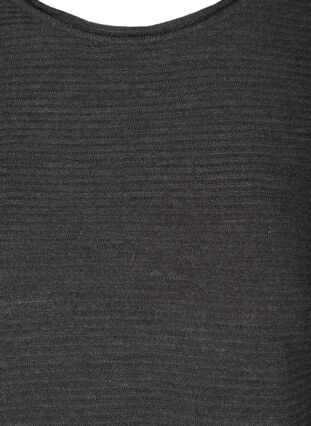 Strickpullover, Dark Grey Melange, Packshot image number 2