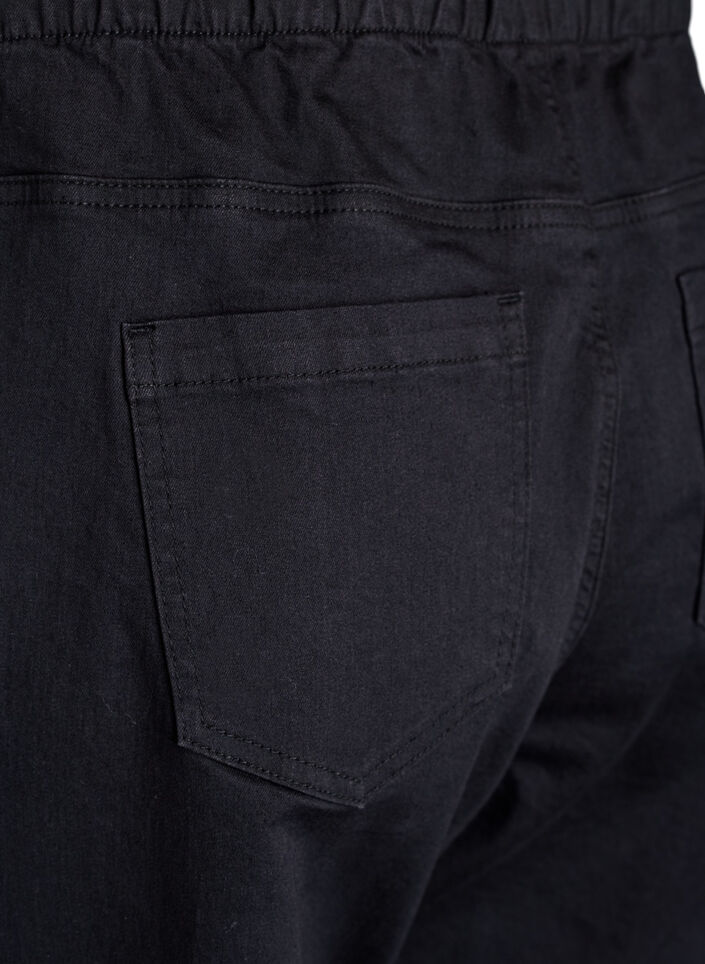Jeans-Jogginghose mit Taschen, Schwarz, Packshot image number 3