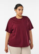 Kastiges T-Shirt aus Baumwolle, Rot, Model image number 0