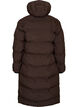 Langer Winter-Steppmantel mit Kapuze, Braun, Packshot image number 1
