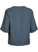 Bluse mit V-Ausschnitt und 3/4-&Auml;rmeln, Gr&uuml;n, Packshot image number 1
