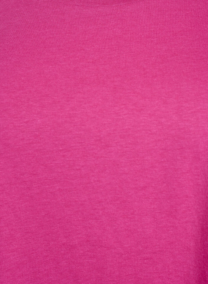 Kurzärmliges T-Shirt aus einer Baumwollmischung, Rot, Packshot image number 2