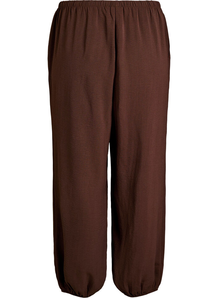 Hoch taillierte Ballonhose, Braun, Packshot image number 1