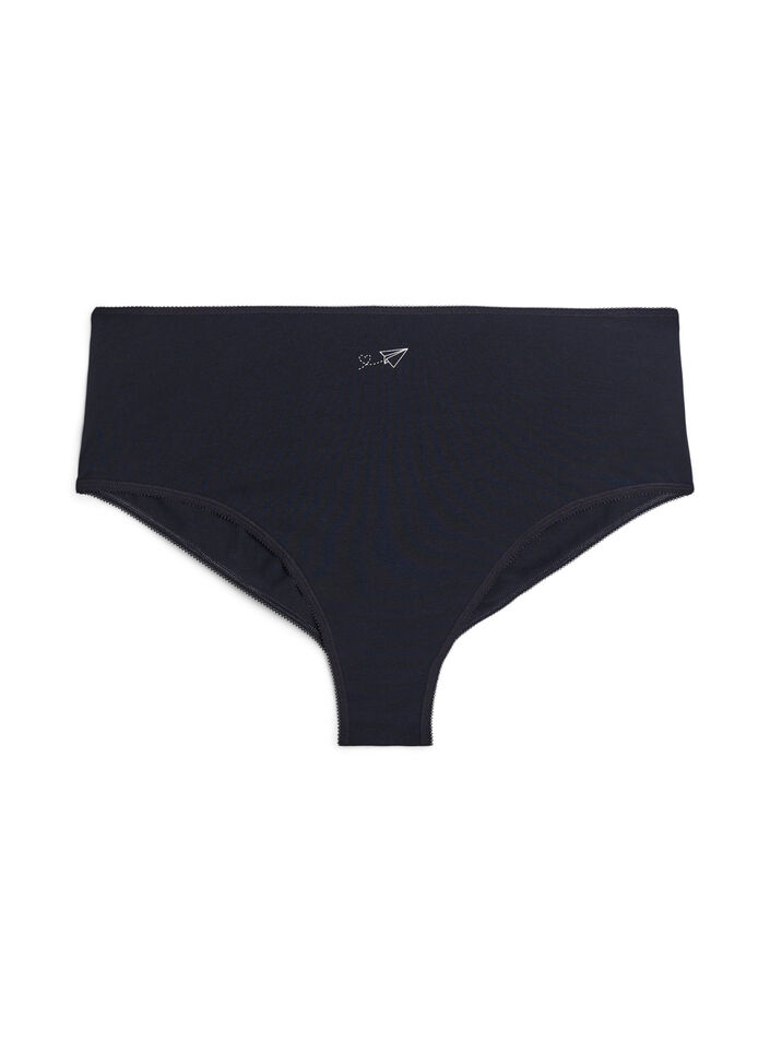 7-pack Hipster-Slips mit normaler Taillenhöhe, Lila, Packshot image number 2