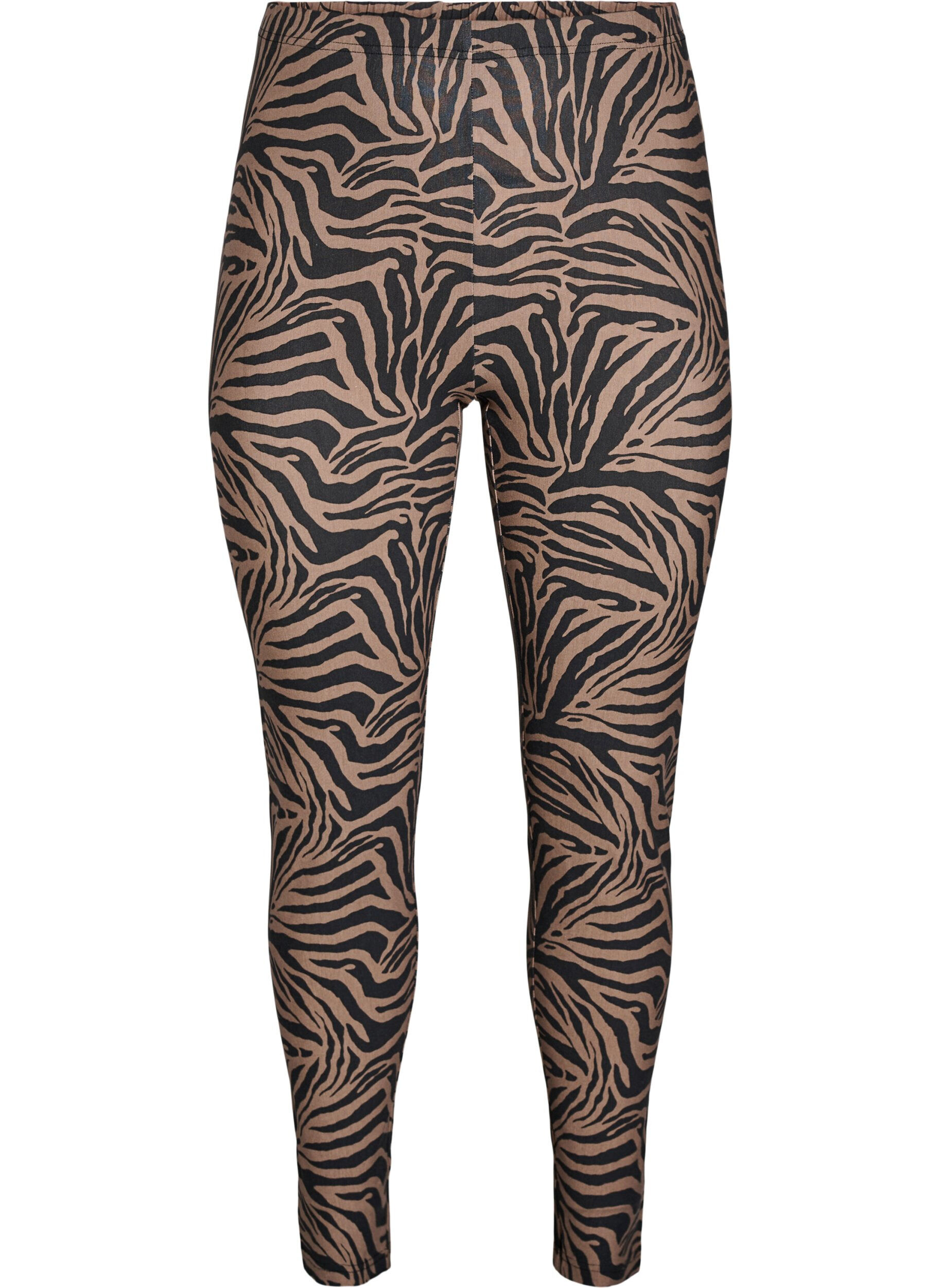 Leggings aus Viskose mit Zebraprint