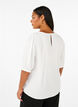  Viskosebluse mit 1/2 &Auml;rmeln, Bright White, Model image number 1