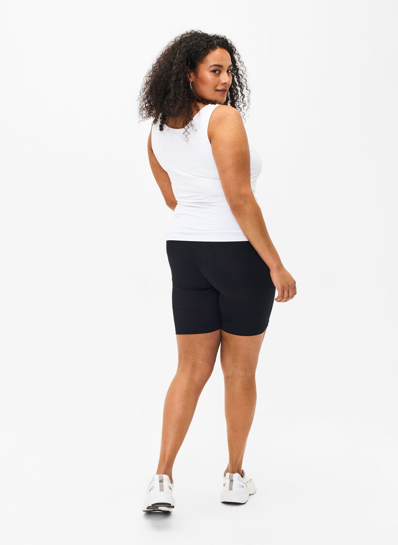 2er-Pack Leggings-Shorts, Schwarz, Model image number 2