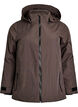 Wasserdichte Winterjacke mit abnehmbarer Kapuze, Braun, Packshot image number 0