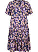 Kurzärmliges Viskose-Kleid mit Aufdruck, Small Flower AOP, Packshot image number 0