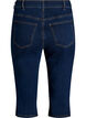 Hoch taillierte Slim Fit Caprihose aus Stretch-Denim, Blau, Packshot image number 1