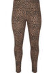 Viskose Leggings mit Leopardendruck, Schwarz, Packshot image number 0
