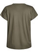 Einfarbiges Trainings-T-Shirt, Gr&uuml;n, Packshot image number 1