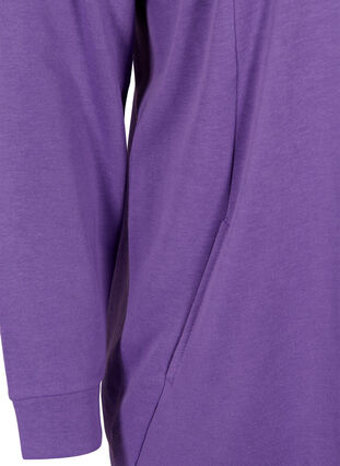 Pulloverkleid mit V-Ausschnitt, Deep Lavender, Packshot image number 3