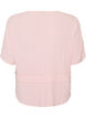 Bluse mit Struktur und Taillenbindung, Pink, Packshot image number 1