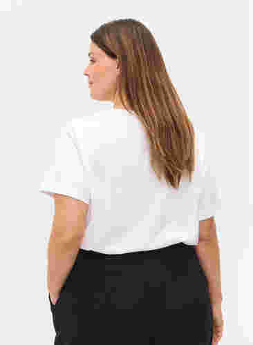 2er-Pack basic T-Shirts aus Baumwolle, Navy B/B White, Model image number 1