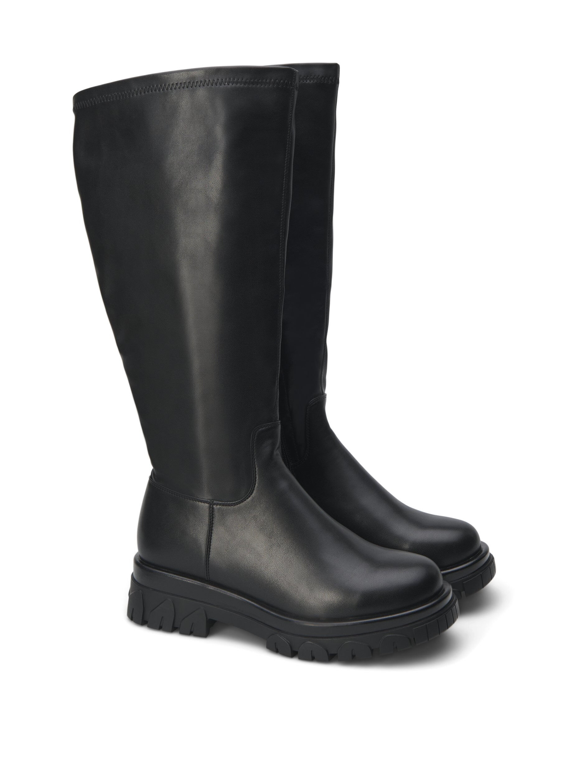 ZizziExtra-Weite - Stiefel mit langem Schaft, Schwarz, Packshot image number 1