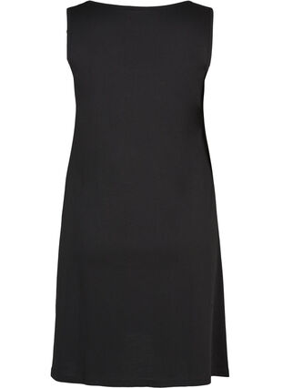 Kleid mit A-Linie, Black Solid, Packshot image number 1