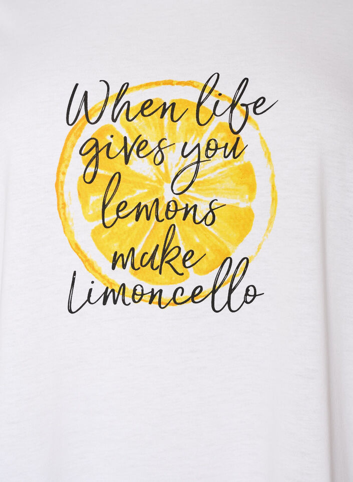T-Shirt mit Print, Wei&szlig;, Packshot image number 2