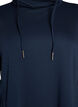 Kurzes Sweatshirtkleid mit Stehkragen und Taschen, Blau, Packshot image number 2