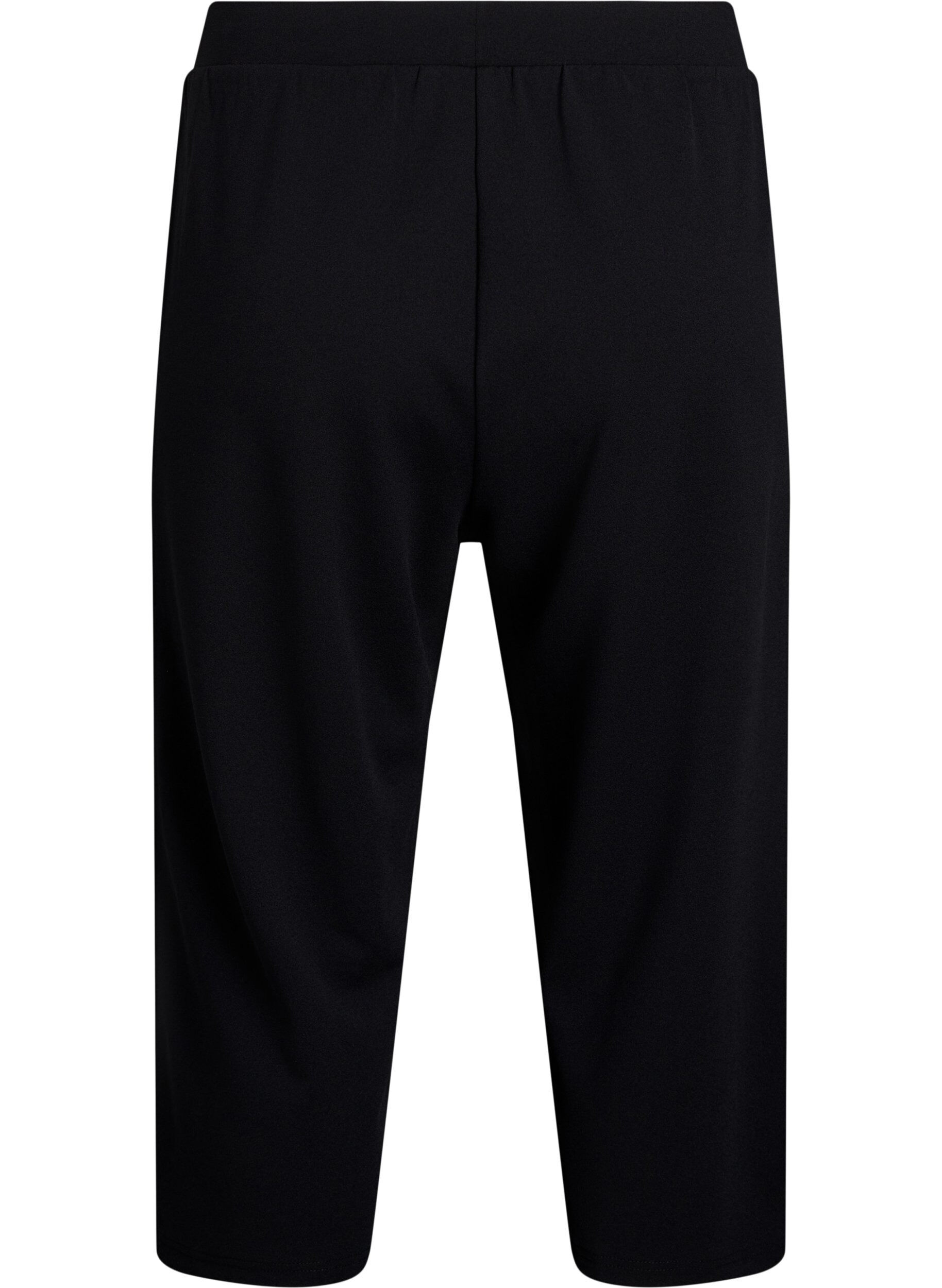 ZizziHochtaillierte Knickerbocker mit lockerem Schnitt, Schwarz, Packshot image number 1