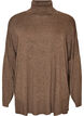 Rollkragenpullover mit lockerer Passform, Braun, Packshot image number 0