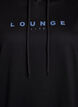 Sweatshirt mit Kapuze und Aufdruck, Schwarz, Packshot image number 2