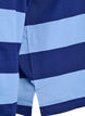 Poloshirt mit Streifen und aufgesticktem Text, Blau, Packshot image number 3